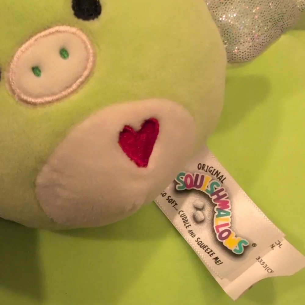 🆕 NWT - Squishmallows Desmund the Dragon Clip-On | Kellytoy Plush Keychain - Picture 8 of 8